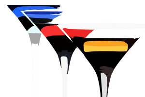 Cocktail glasses